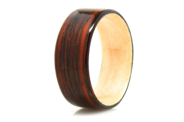 Kingwood & Maple Wooden Ring | WoodAround