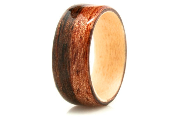 Ebony & Maple Wooden Ring | WoodAround